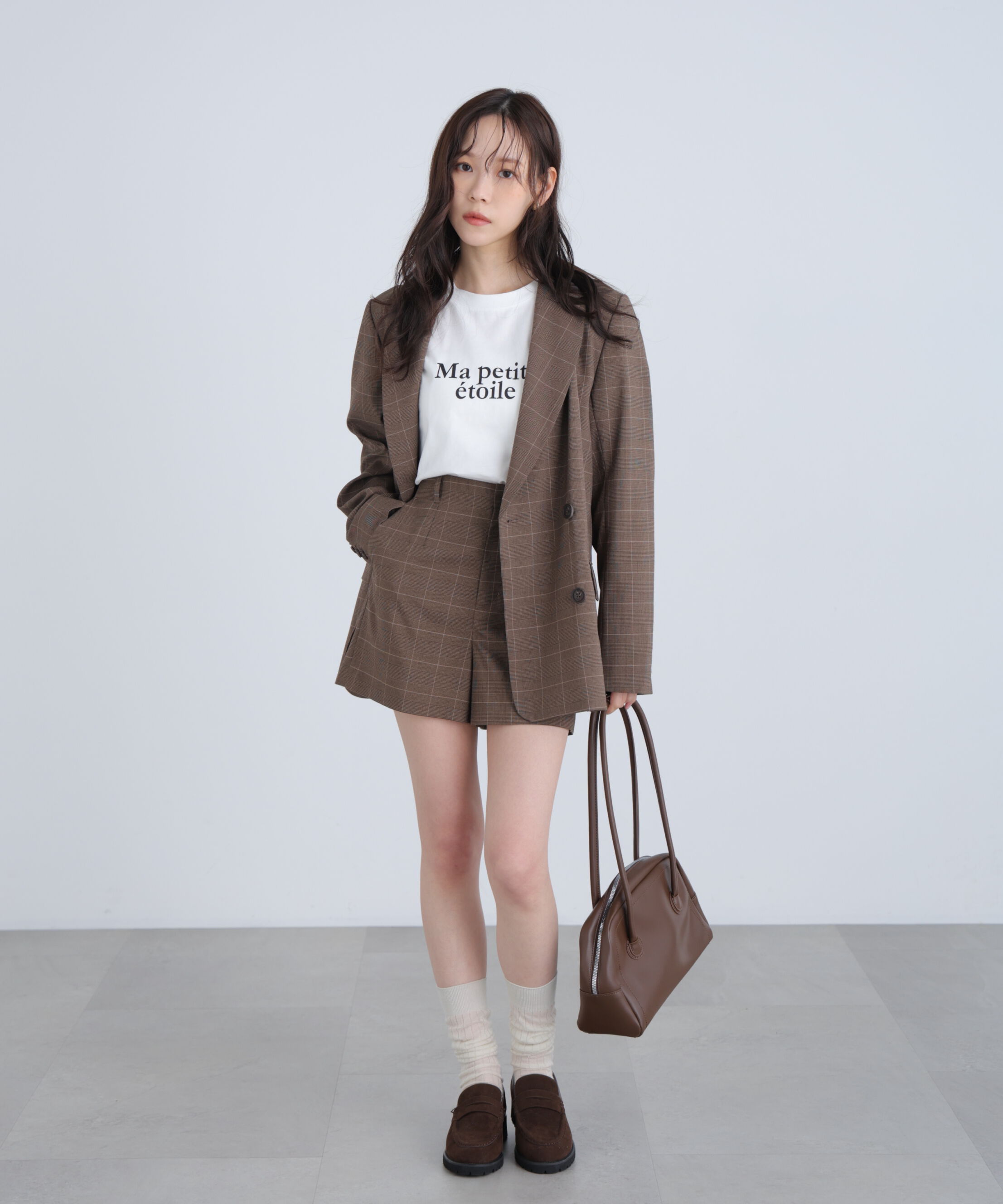  「フレンチロゴプリントTシャツ」|Tシャツ・カットソー|
