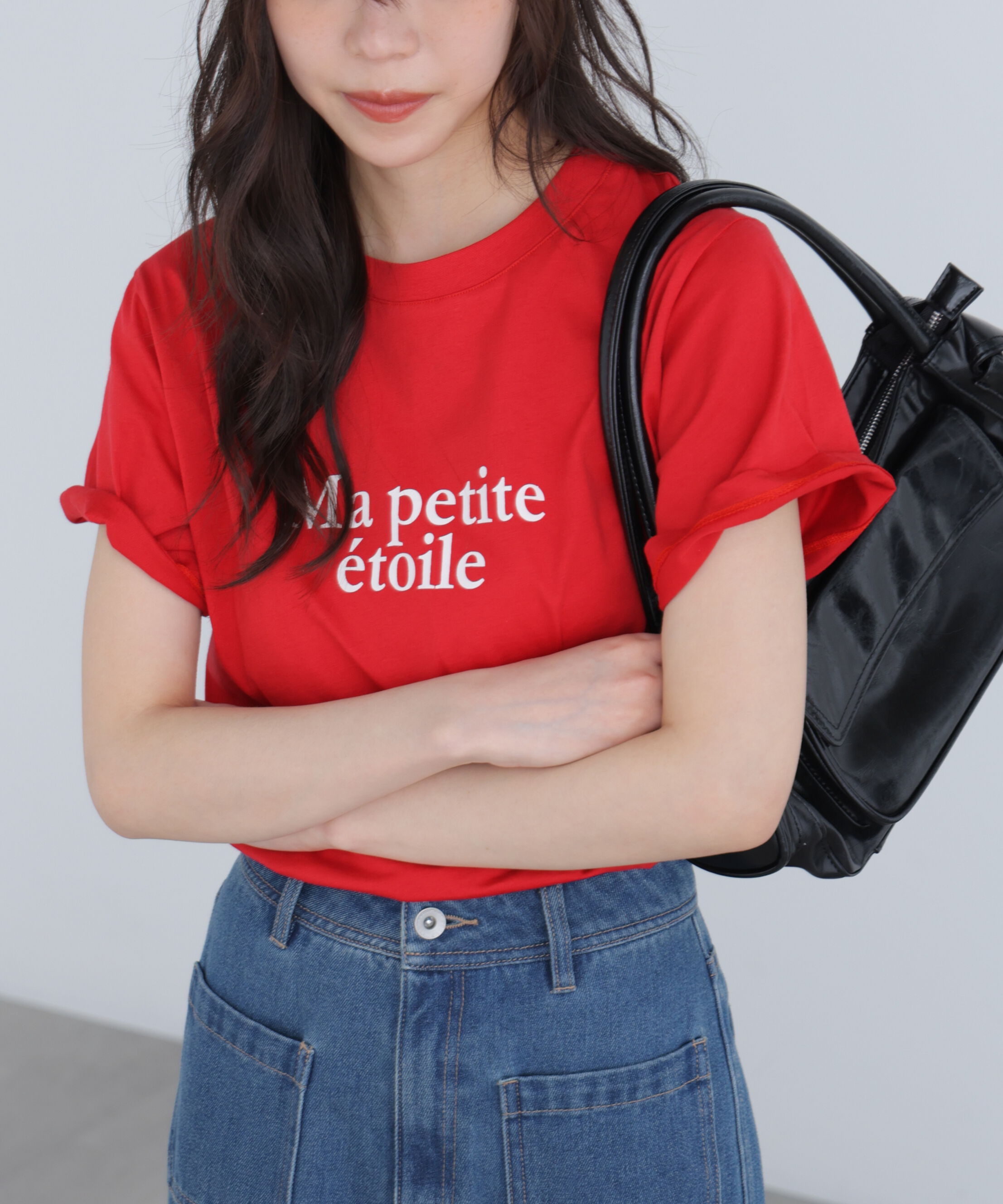  「フレンチロゴプリントTシャツ」|Tシャツ・カットソー|