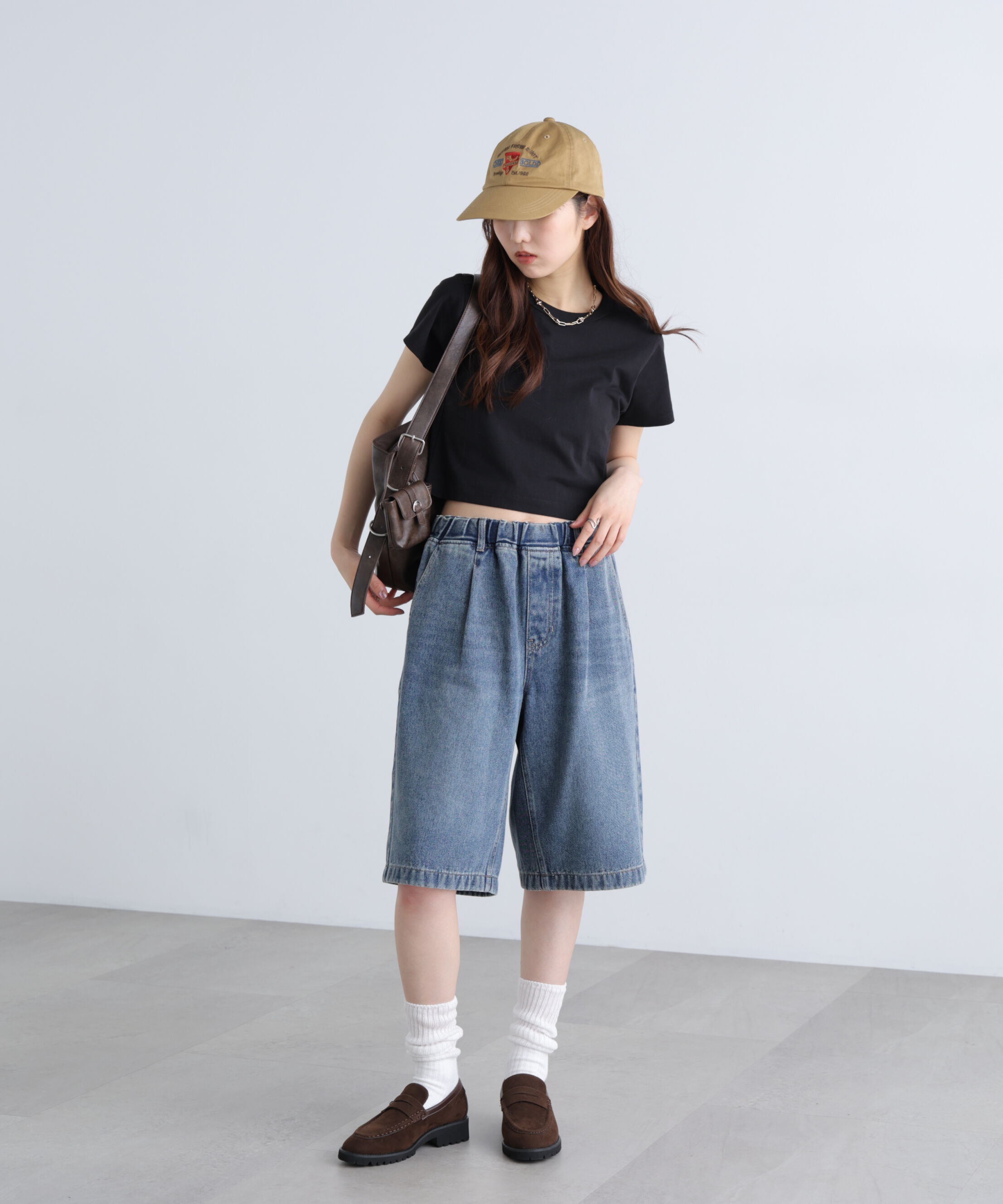 「USAコットンクルーネックTシャツ」|Tシャツ・カットソー|