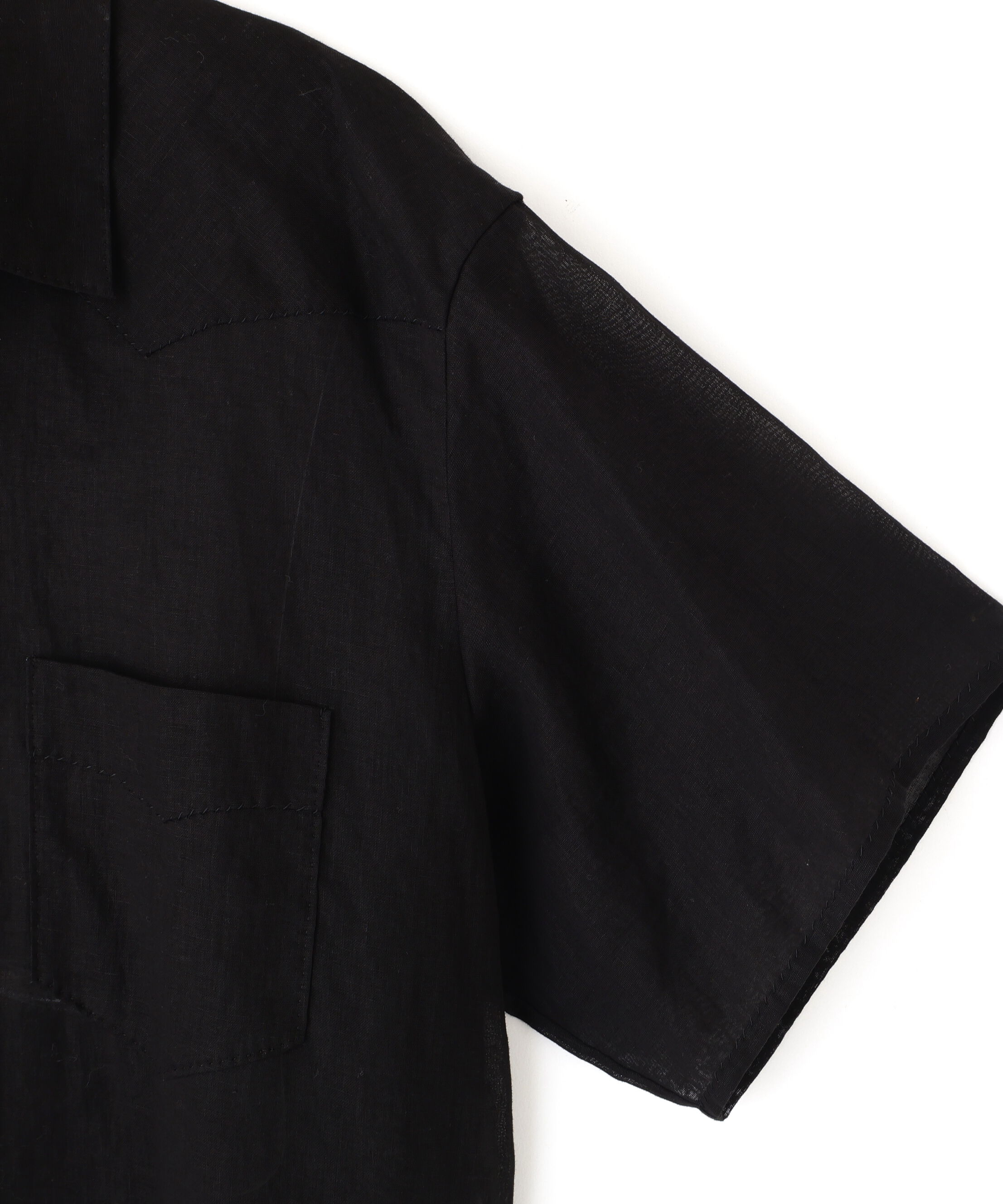 YLEVE 「YLEVE / COTTON RAMIE VOILE HAND STITCH SHIRT」|シャツ・ブラウス|