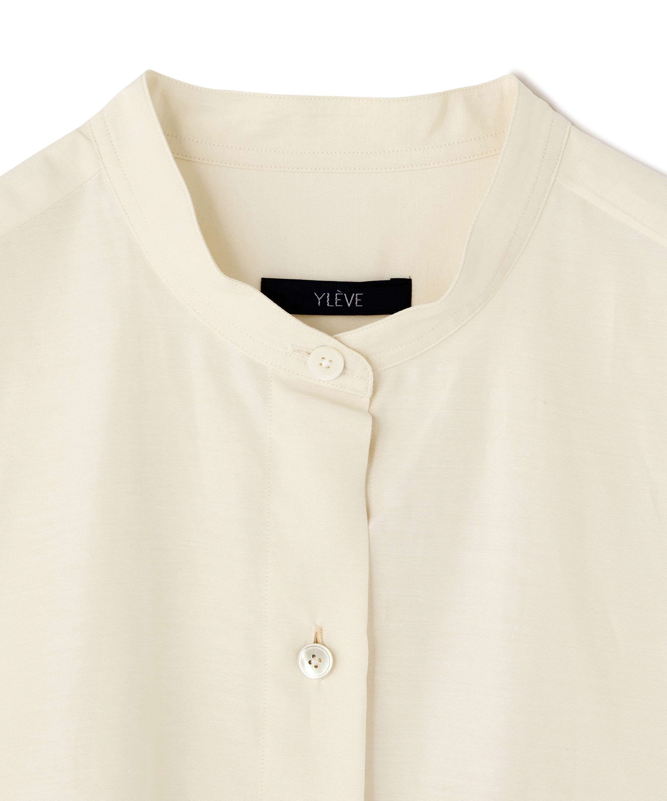 YLEVE 「YLEVE / SILK COTTON CLOTH BIO SUEDE SHIRT」|シャツ・ブラウス|