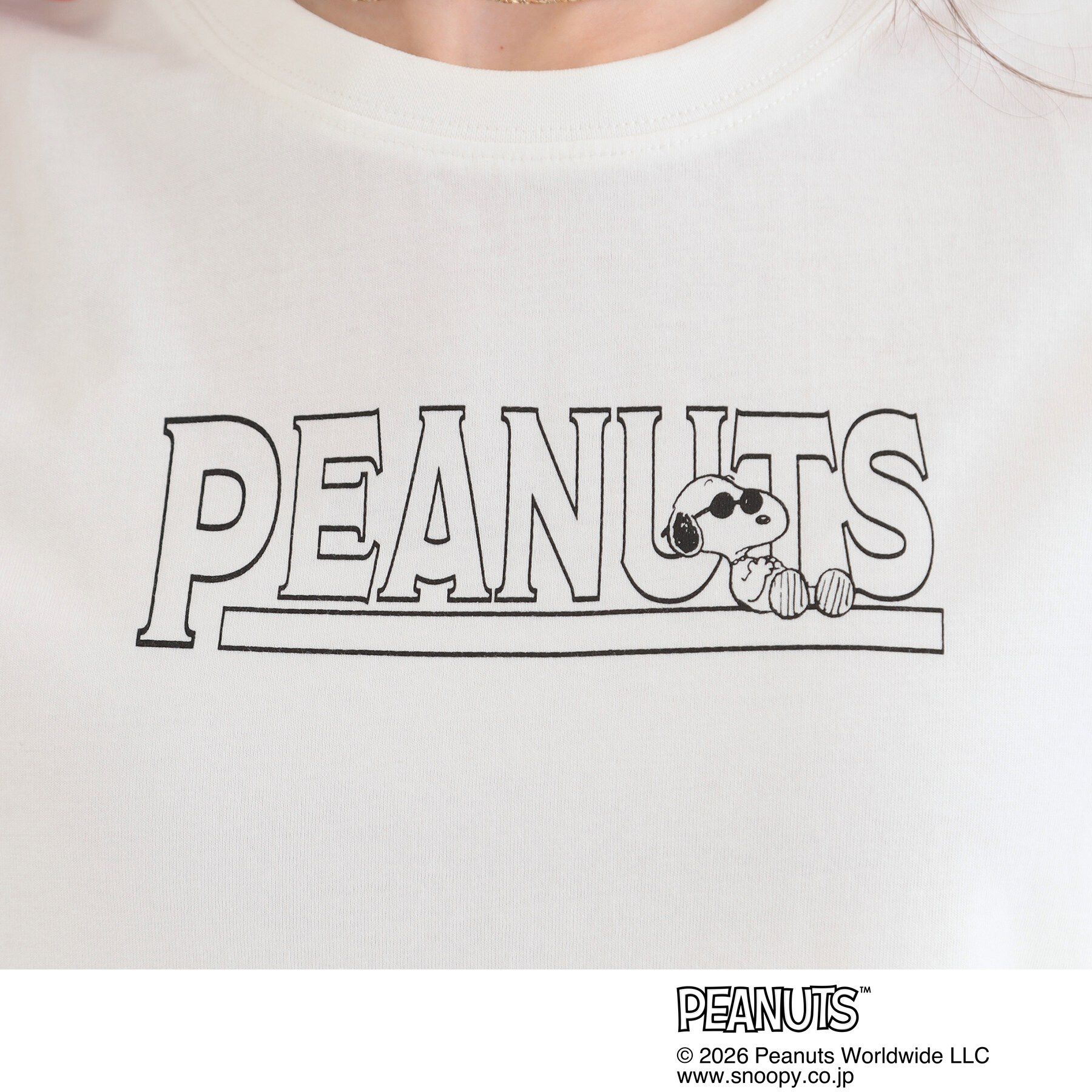SHOO･LA･RUE「【PEANUTS】ひんやりプリントTシャツ」|Tシャツ・カットソー|