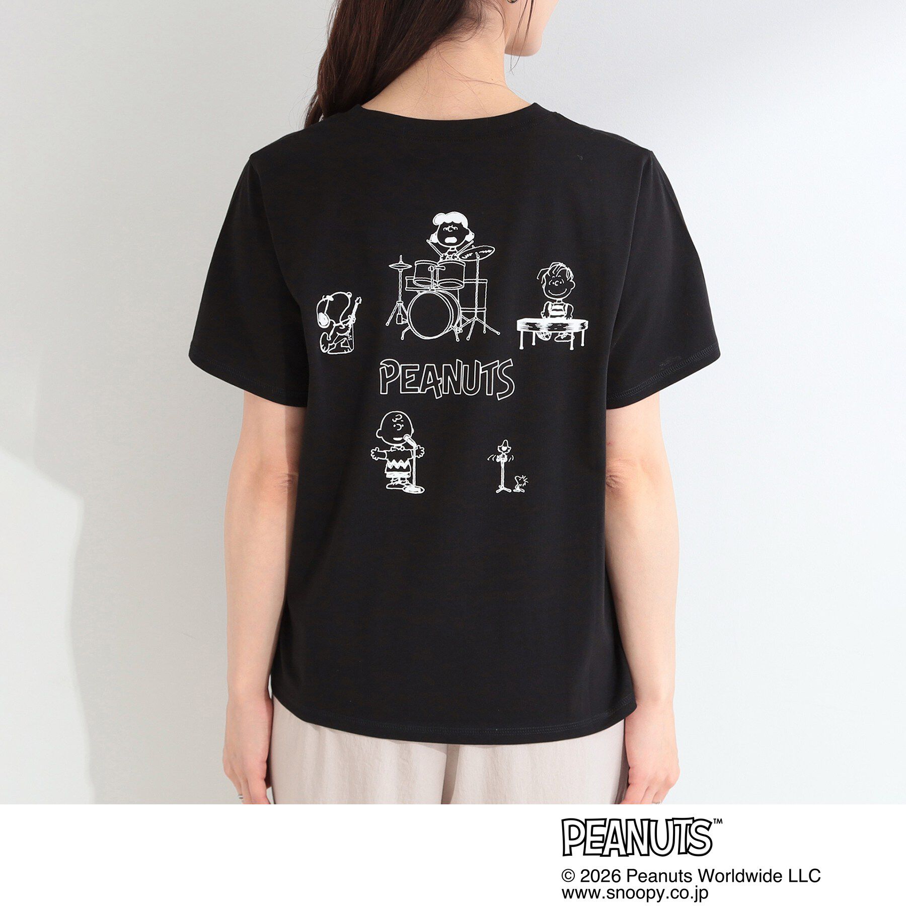 SHOO･LA･RUE「【PEANUTS】ひんやりプリントTシャツ」|Tシャツ・カットソー|