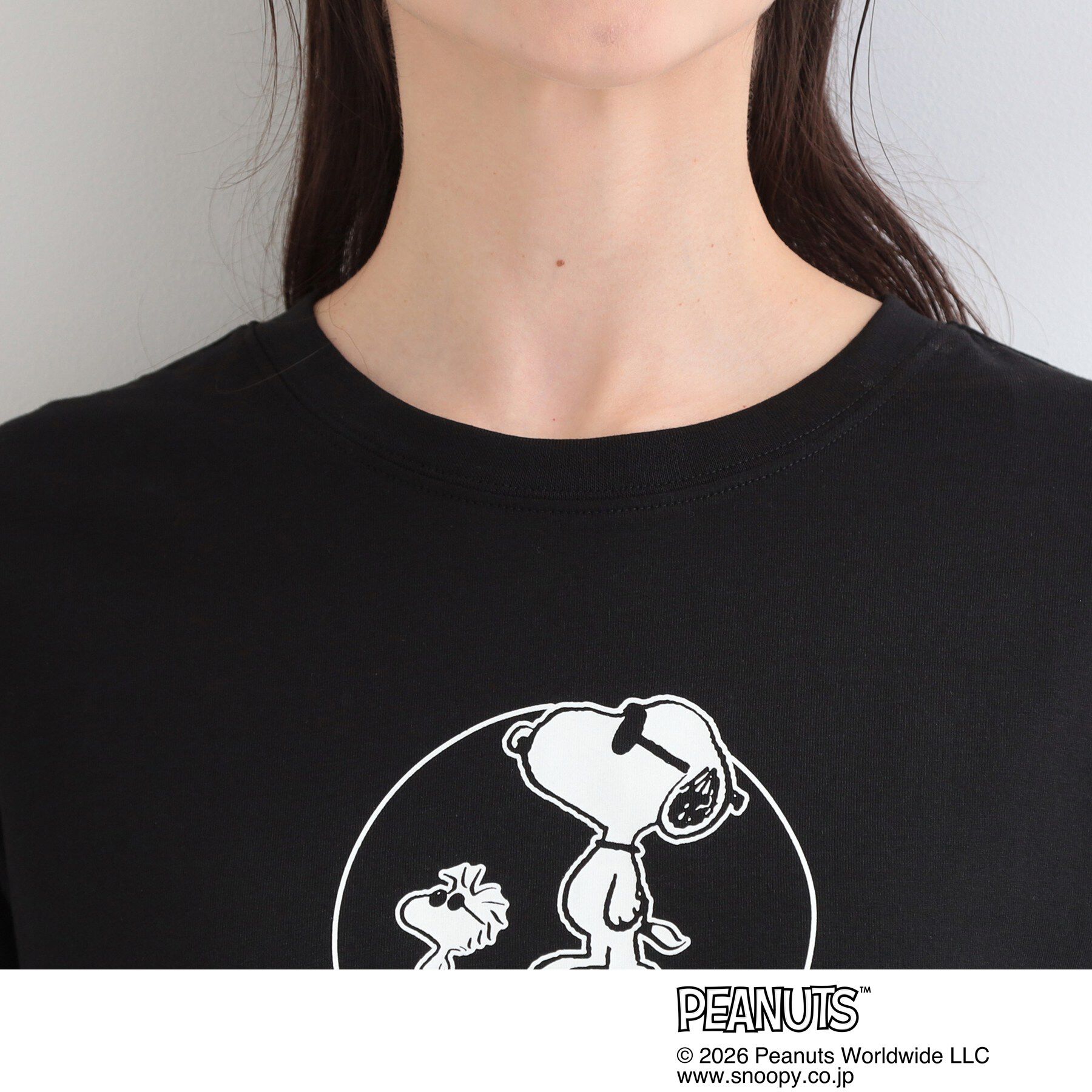 SHOO･LA･RUE「【PEANUTS】ひんやりプリントTシャツ」|Tシャツ・カットソー|
