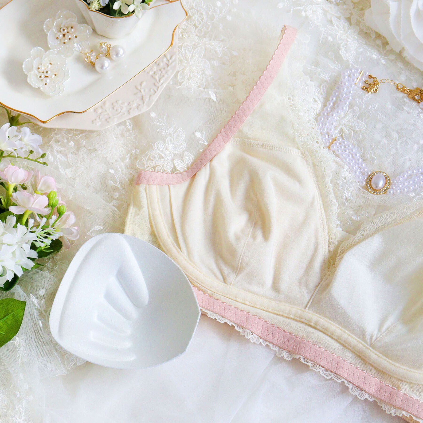 Risa Magli「フロリタ おやすみブラ（M-L）」|インナー|