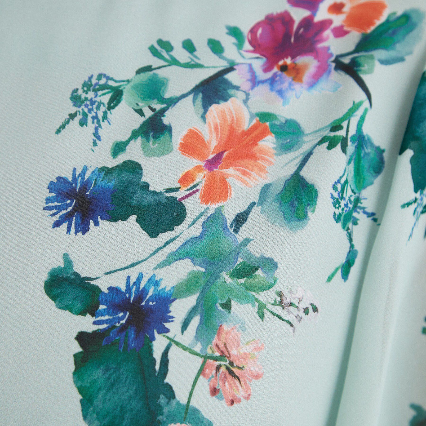 SunaUna「【手洗い可／日本製】多色花柄プリントワンピース」|ワンピース|