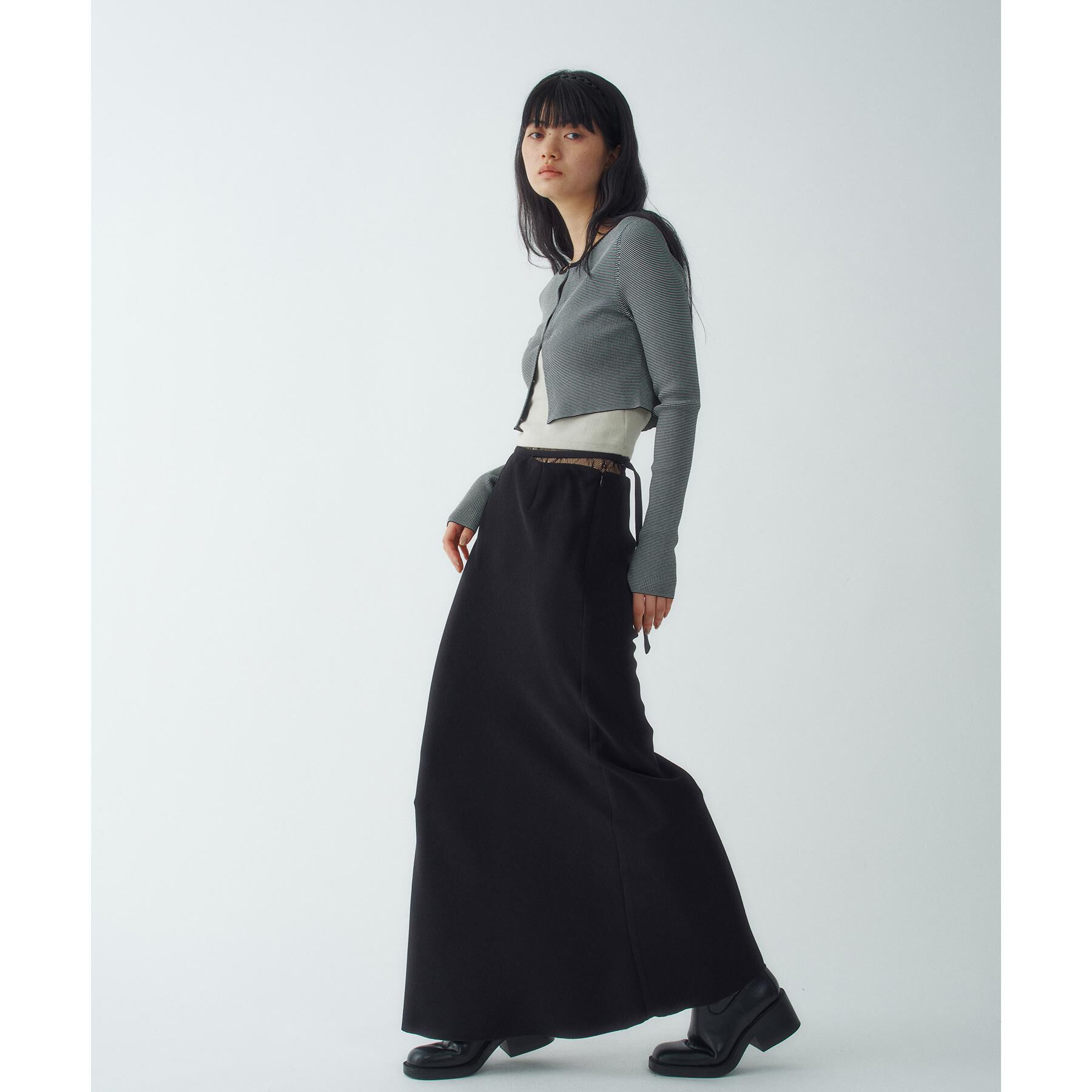 CODE A「stretch hook cardigan」|カーディガン|