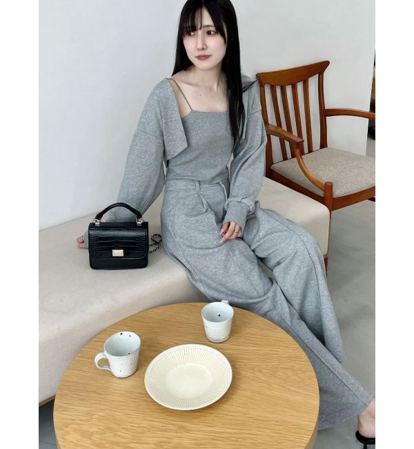 MERCURYDUO「【WEB限定】裏毛キャミアンサンブル」|Tシャツ・カットソー|