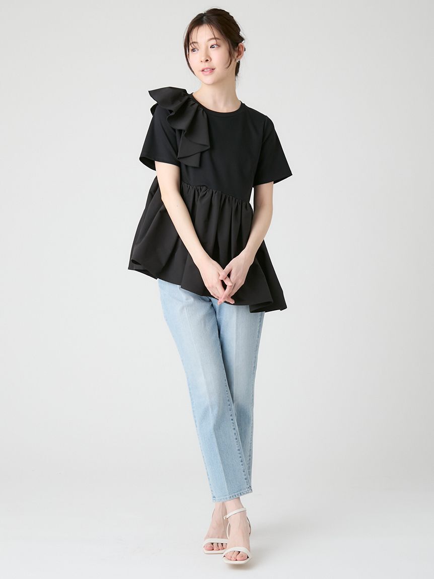 CELFORD「アシンメトリーカットチュニック」|Tシャツ・カットソー|