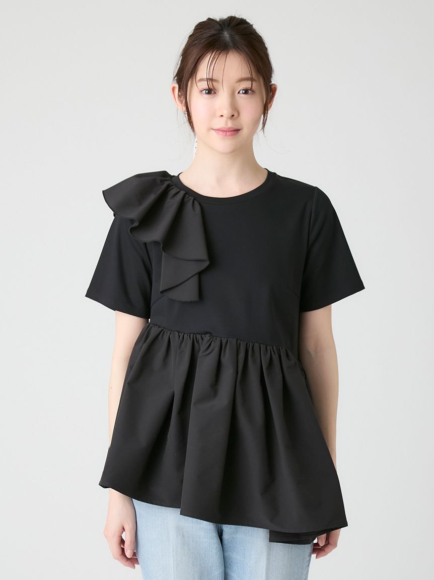 CELFORD「アシンメトリーカットチュニック」|Tシャツ・カットソー|