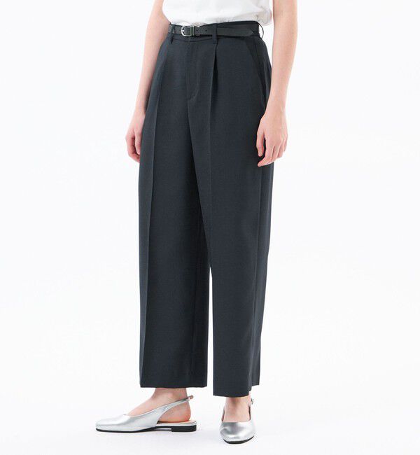 MACKINTOSH PHILOSOPHY「【WEB&一部店舗限定】ドライタッチオックスワイドパンツ」|その他|ネイビー