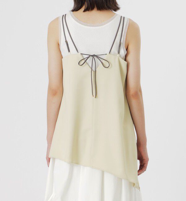  「ダブルストラップキャミチュニック」|キャミソール|