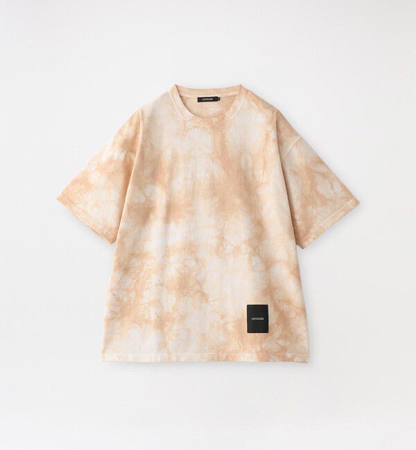  「ムラ染めオーバーTシャツ」|Tシャツ・カットソー|ベージュ