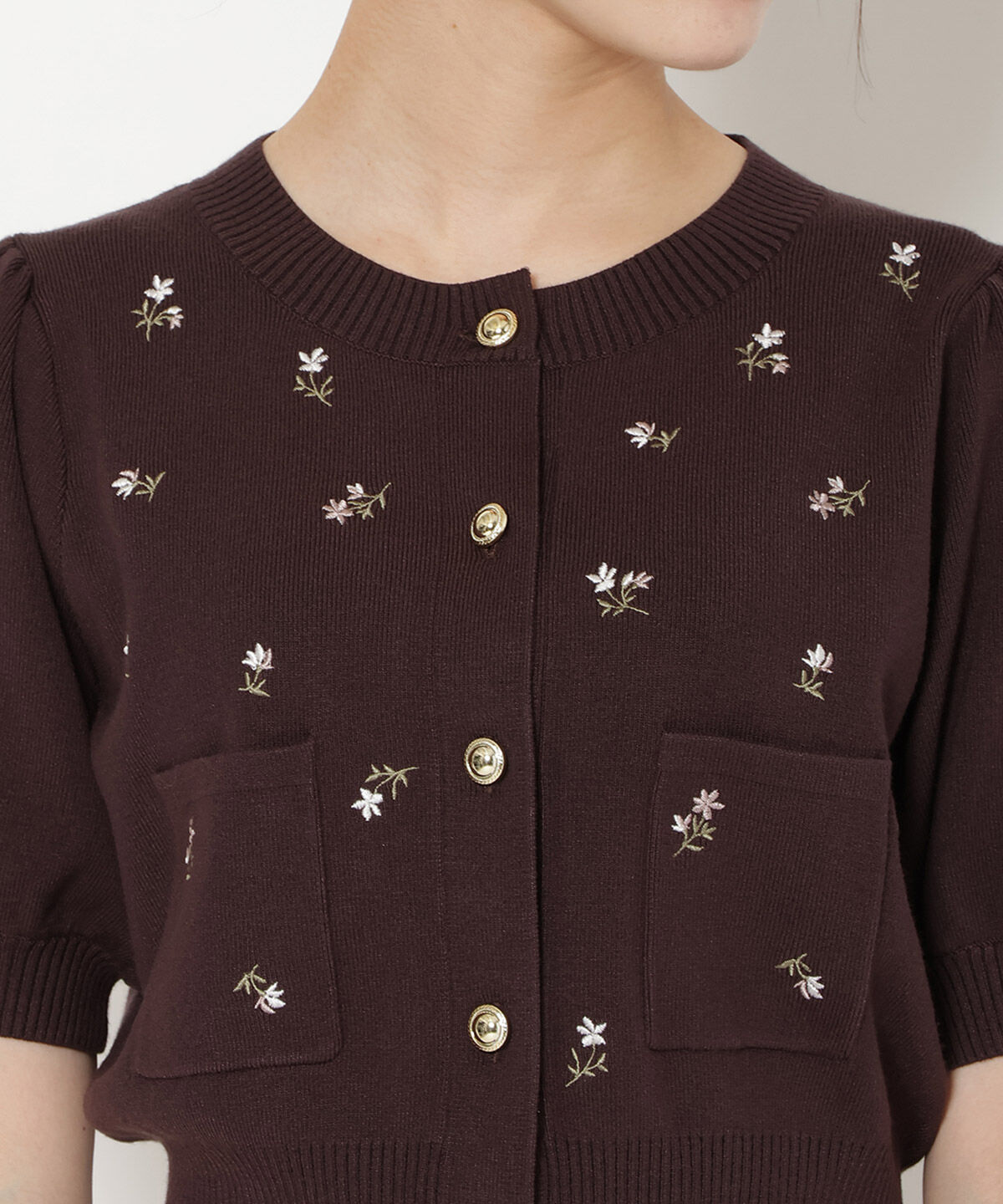 WILLSELECTION「モチーフ刺繍カーディガン」|カーディガン|