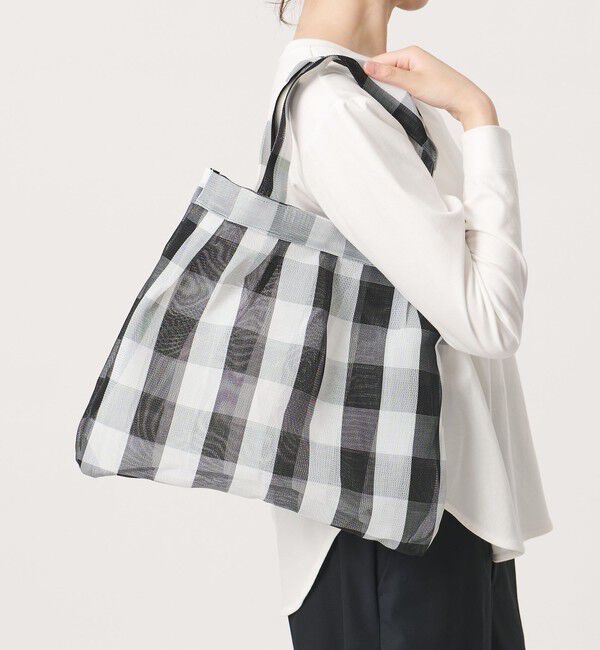 ODETTE E ODILE「＜Diminutivo＞ プリーツストライプ S」|トートバッグ|