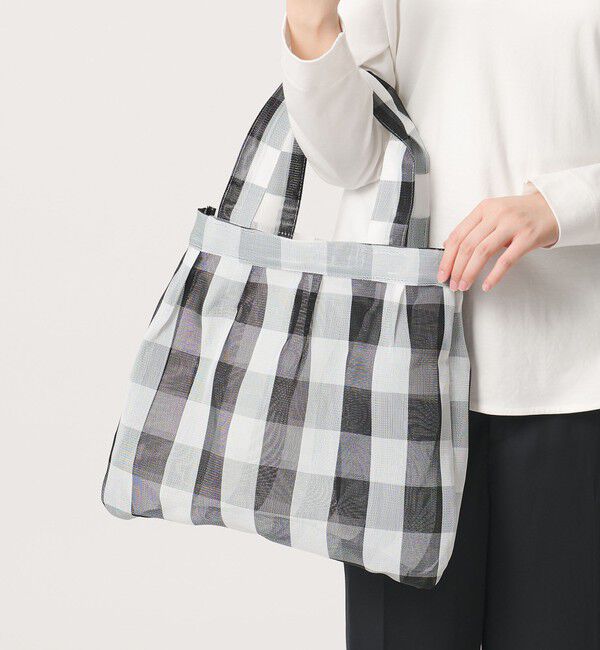ODETTE E ODILE「＜Diminutivo＞ プリーツストライプ S」|トートバッグ|