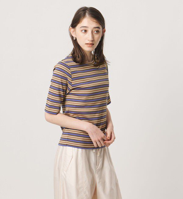 UNITED ARROWS「５分袖 コットン フライス Tシャツ」|Tシャツ・カットソー|