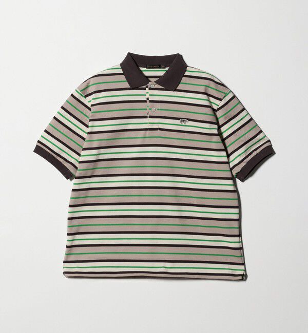 UNITED ARROWS「＜SCYE BASICS＞マルチボーダー ピケ ポロシャツ」|Tシャツ・カットソー|その他1