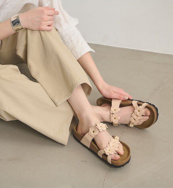 UNITED ARROWS「【国内EXCLUSIVE】＜BIRKENSTOCK＞MAYARI フラワー サンダル」|サンダル|