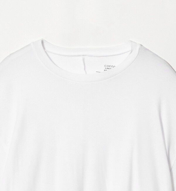 conte「＜upper hights &times; conte＞ シアー ボックス クルーネックTシャツ」|Tシャツ・カットソー|