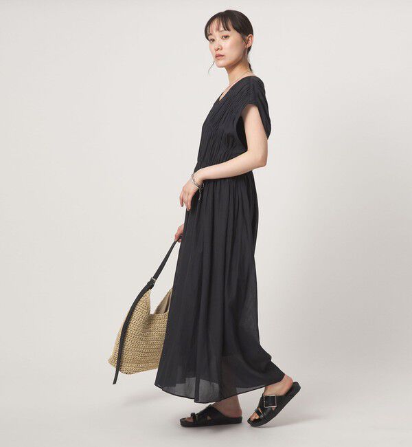 UNITED ARROWS green label relaxing「ティアード ギャザー ワンピース」|ワンピース|