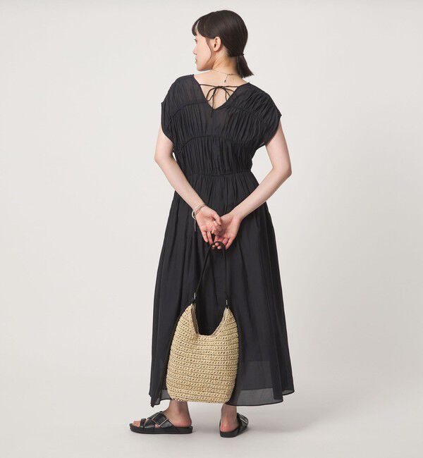 UNITED ARROWS green label relaxing「ティアード ギャザー ワンピース」|ワンピース|