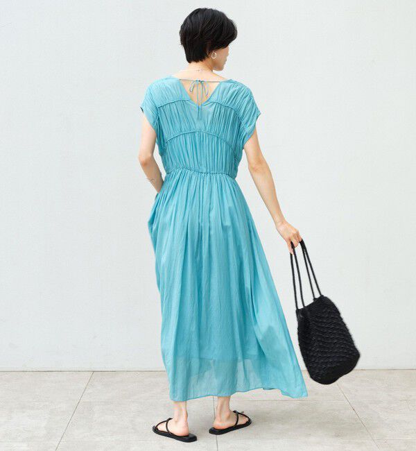 UNITED ARROWS green label relaxing「ティアード ギャザー ワンピース」|ワンピース|