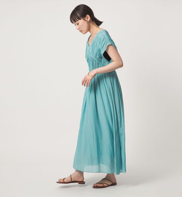 UNITED ARROWS green label relaxing「ティアード ギャザー ワンピース」|ワンピース|