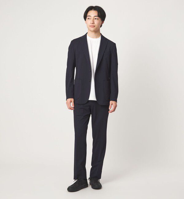 UNITED ARROWS green label relaxing「A+ ラッカンジャージ 2B スタンダード セットアップジャケット -ウォッシャブル・ストレッチ・吸水速乾-」|テーラードジャケット|