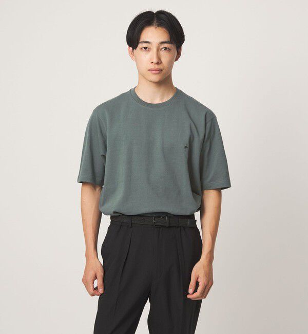 UNITED ARROWS green label relaxing「【別注】＜Brooks Brothers＞GLR カノコ クルーネック Tシャツ」|Tシャツ・カットソー|