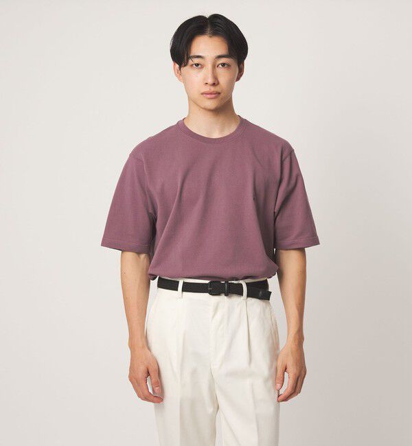 UNITED ARROWS green label relaxing「【別注】＜Brooks Brothers＞GLR カノコ クルーネック Tシャツ」|Tシャツ・カットソー|