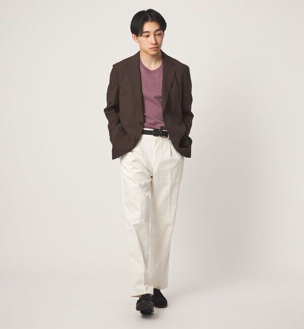 UNITED ARROWS green label relaxing「【別注】＜Brooks Brothers＞GLR カノコ クルーネック Tシャツ」|Tシャツ・カットソー|