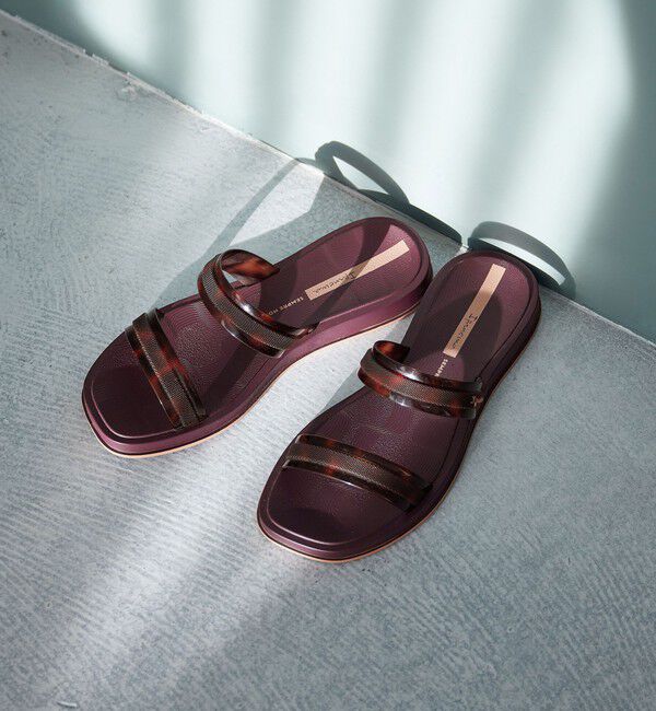 UNITED ARROWS green label relaxing「【国内EXCLUSIVE】＜Ipanema＞GLOW TRENDY SLIDE サンダル」|サンダル|MD.BROWN