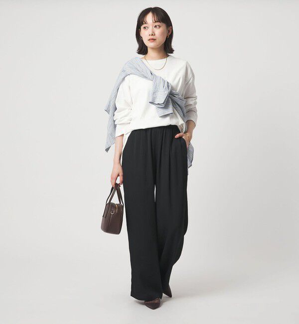 UNITED ARROWS green label relaxing「【WEB限定】＜at ease＞ドロスト ワイド パンツ」|その他|
