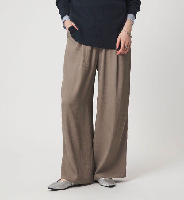 UNITED ARROWS green label relaxing「【WEB限定】＜at ease＞ドロスト ワイド パンツ」|その他|MOCA