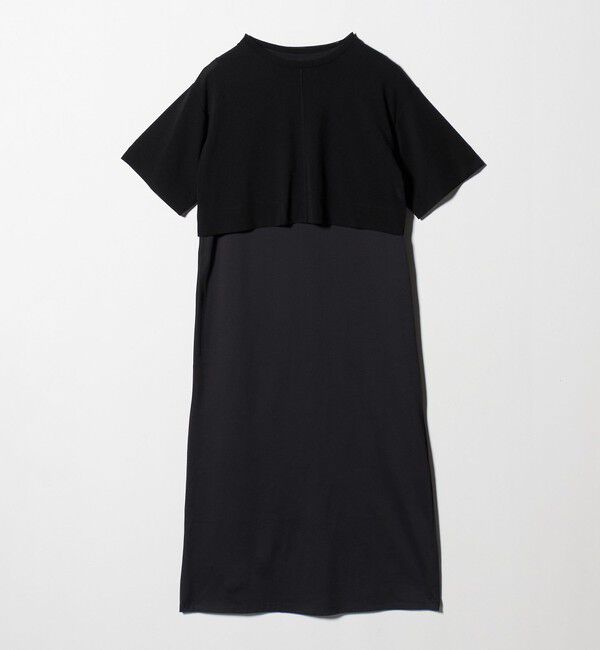 UNITED ARROWS green label relaxing「チュール プルオーバー&times;ノースリーブ ワンピース セット 吸水速乾」|ワンピース|
