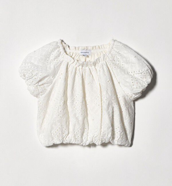 UNITED ARROWS green label relaxing「デザイン レース ブラウス / キッズ 100cm-130cm」|シャツ・ブラウス|