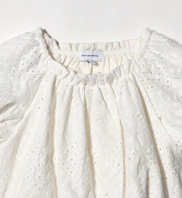UNITED ARROWS green label relaxing「デザイン レース ブラウス / キッズ 100cm-130cm」|シャツ・ブラウス|