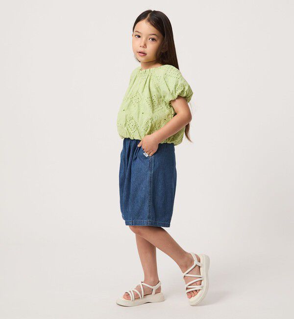 UNITED ARROWS green label relaxing「デザイン レース ブラウス / キッズ 100cm-130cm」|シャツ・ブラウス|