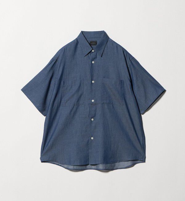 UNITED ARROWS green label relaxing「2.25オンス デニム レギュラーカラー 半袖 シャツ」|シャツ・ブラウス|