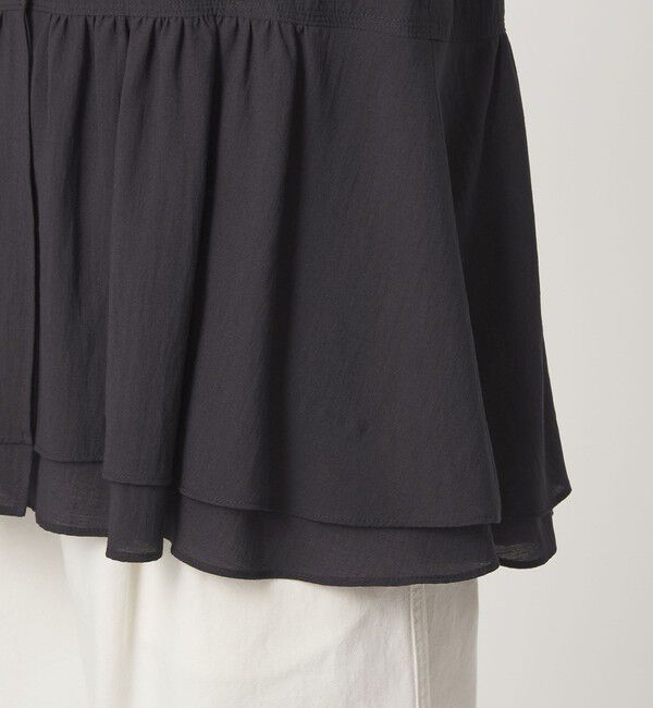 UNITED ARROWS green label relaxing「【WEB限定】＜at ease＞ペプラム ブラウス」|シャツ・ブラウス|