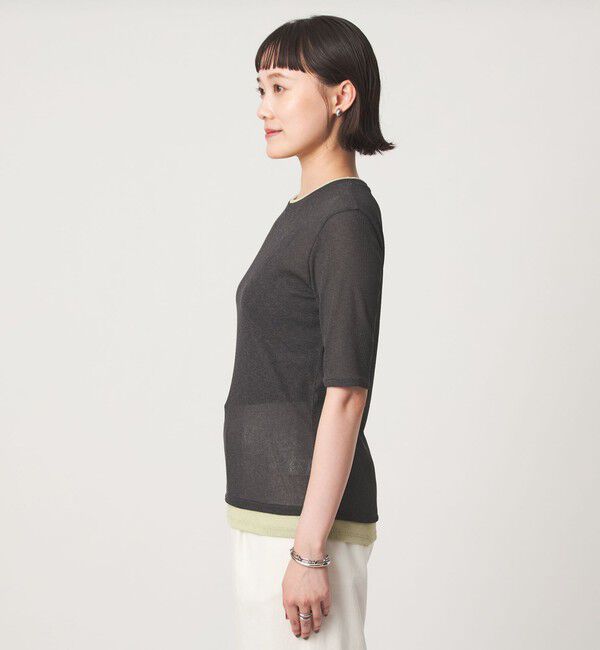 UNITED ARROWS green label relaxing「シアー メランジ Tシャツ」|Tシャツ・カットソー|