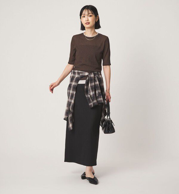 UNITED ARROWS green label relaxing「シアー メランジ Tシャツ」|Tシャツ・カットソー|
