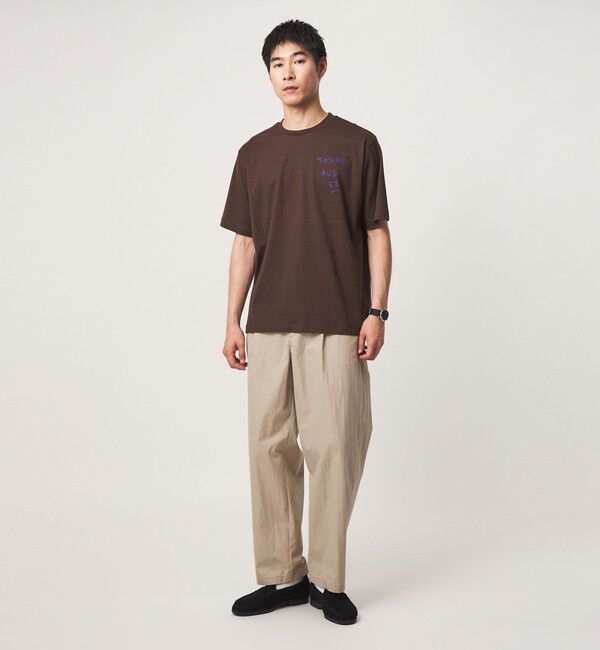 UNITED ARROWS green label relaxing「コットン ナイロン ツイル  GJ 1P ワイド パンツ W3」|その他|