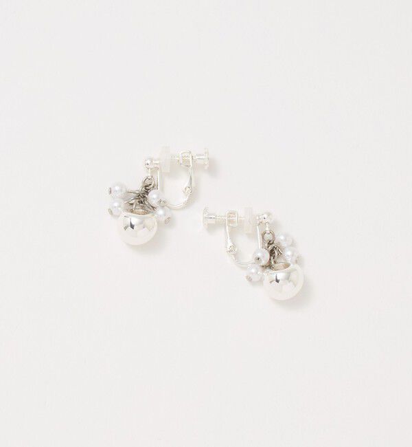 UNITED ARROWS green label relaxing「ツブツブボール イヤリング」|イヤリング|SILVER