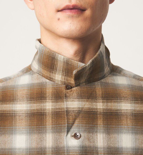 UNITED ARROWS green label relaxing「【別注】＜PENDLETON＞チェック オープンカラー 長袖 シャツ」|シャツ・ブラウス|