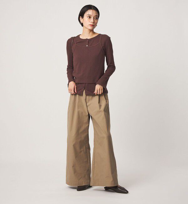 UNITED ARROWS green label relaxing「【別注】＜Healthknit＞レイヤード プルオーバーカットソー」|Tシャツ・カットソー|