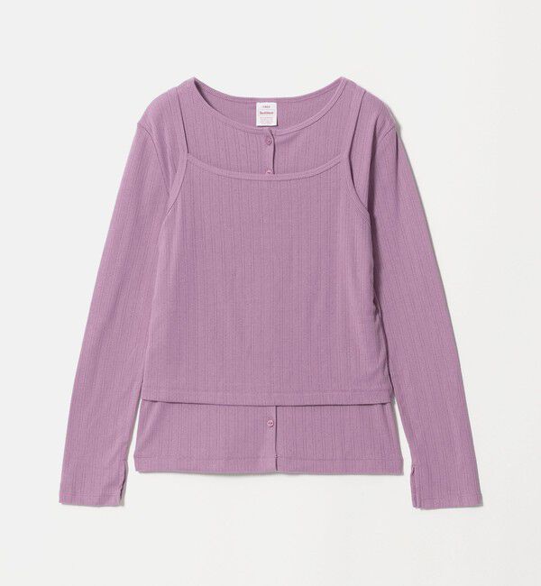 UNITED ARROWS green label relaxing「【別注】＜Healthknit＞レイヤード プルオーバーカットソー」|Tシャツ・カットソー|