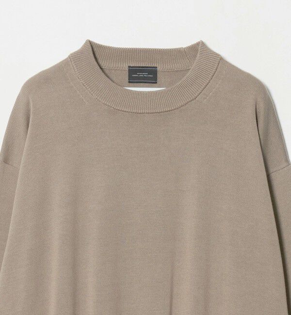 UNITED ARROWS green label relaxing「FINE BASIC アメリカンシーアイランドコットン クルーネック ニット」|ニット・セーター|