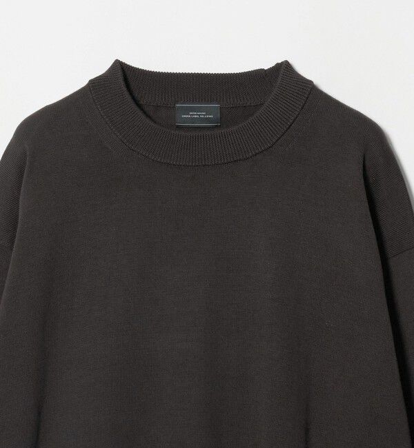 UNITED ARROWS green label relaxing「FINE BASIC アメリカンシーアイランドコットン クルーネック ニット」|ニット・セーター|
